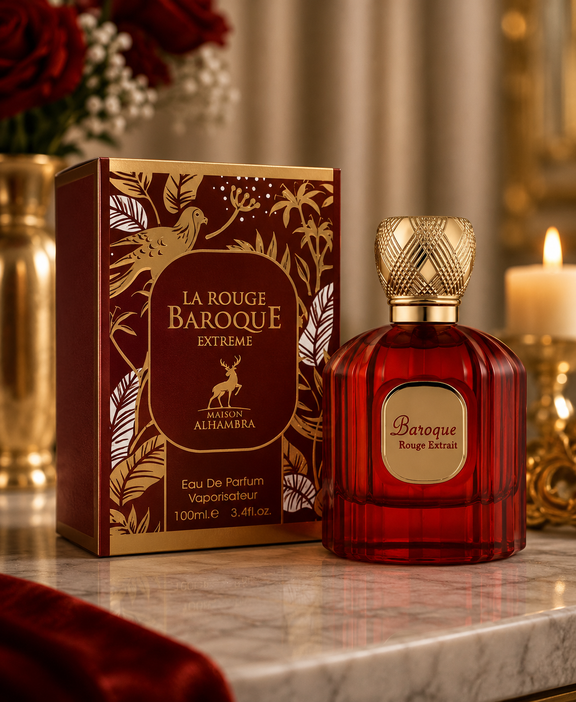 Perfume Edp Maison Alhambra La Rouge Baroque Extreme 100ml